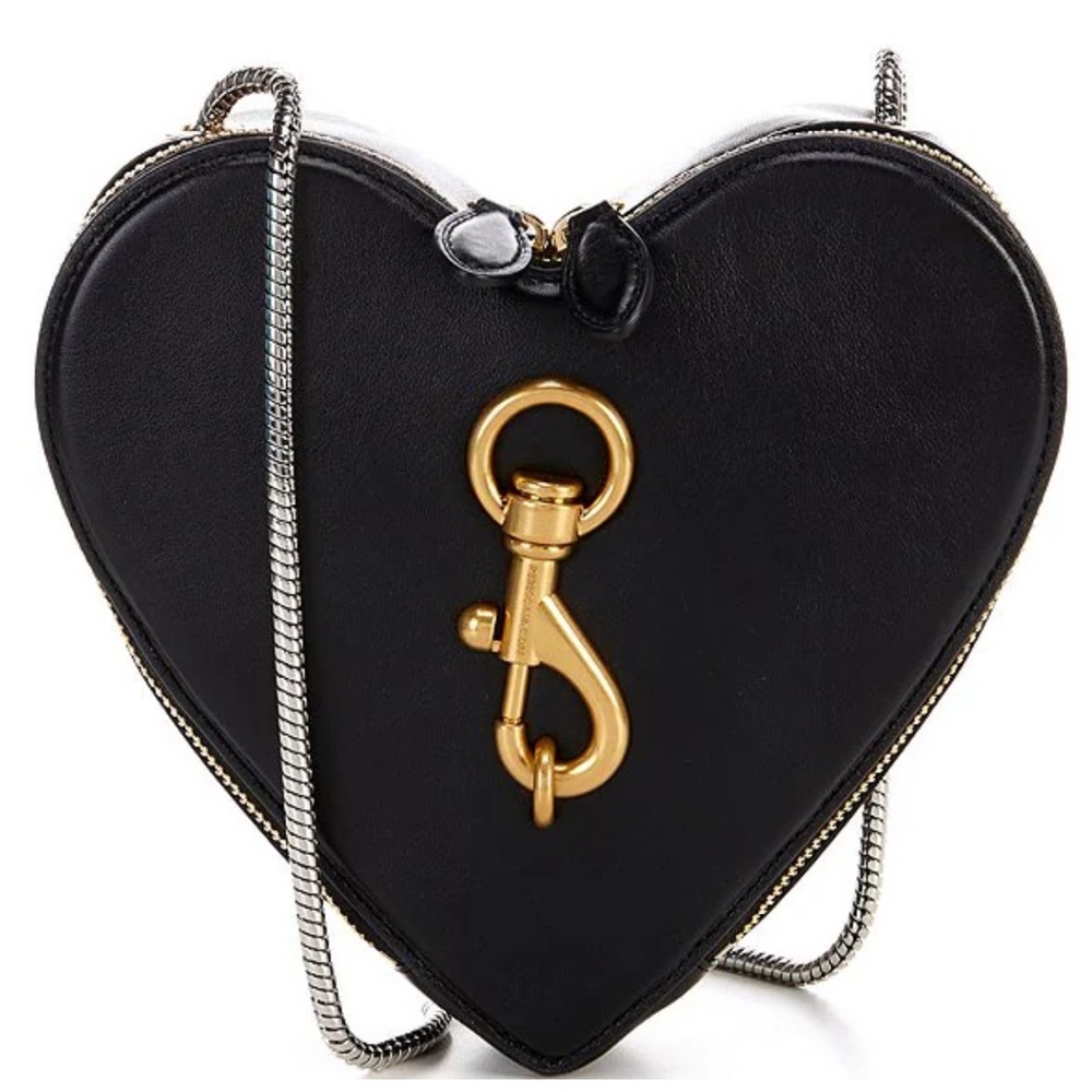 WORN ONCE: Rebecca Minkoff heart shaped bag